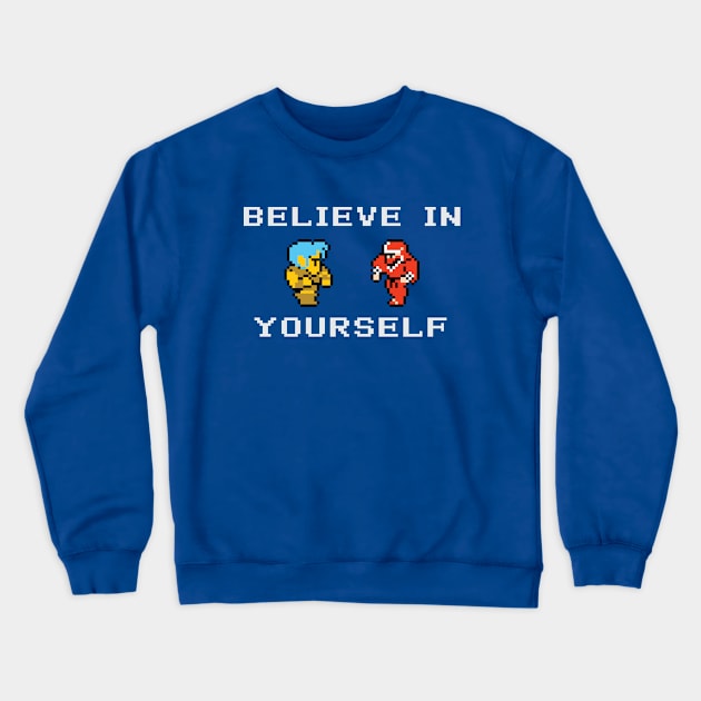 Believe In Yourself Original Thief Ninja Version Crewneck Sweatshirt by inotyler